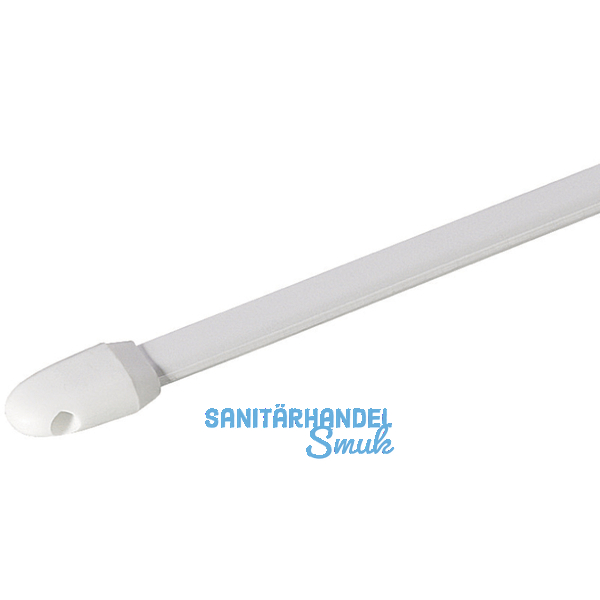 Vitragenstange Lnge ausziehbar 600-1100 mm, Metall kunststoffummantelt wei