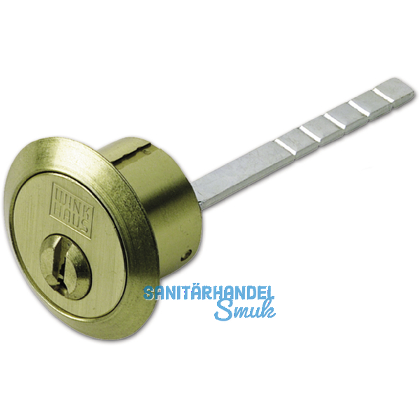 Auenzylinder key Tec RPE Lagerprogramm fr GEGE Kasten. Messing matt