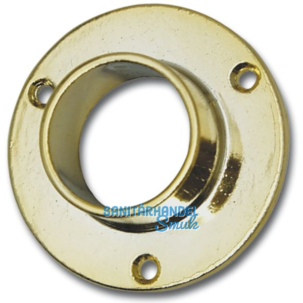 SECOTEC Schrankrohrlager rund 25 mm vermessingt SB-2 BL4