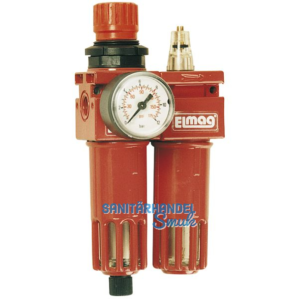 Druckluft Wartungseinheit mit Filter, Regler und ler Anschlussgewinde 1/2\"