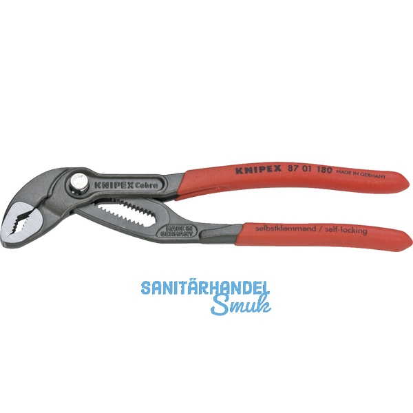 KNIPEX Wapuzange Cobra DIN 8976 18-fach verstellbar poliert Lnge 180 mm