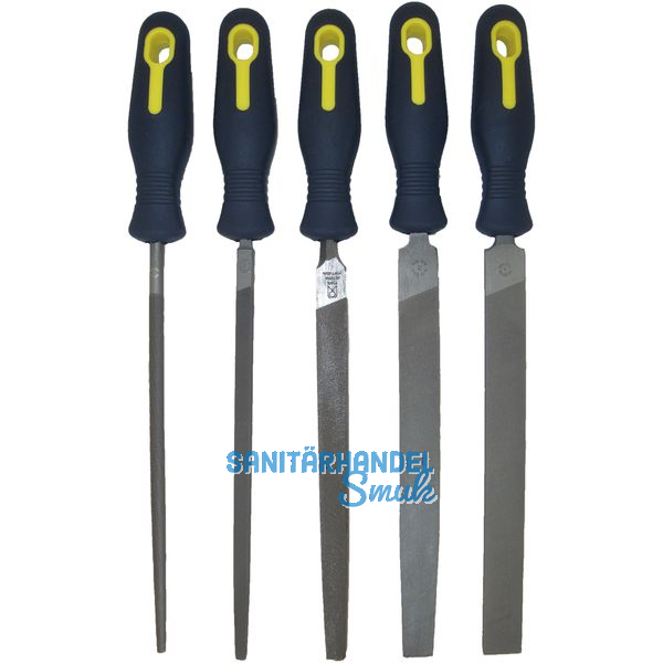 BLU-DAN Werkstatt Feilensatz 5-teilig Hieb 2/250 mm