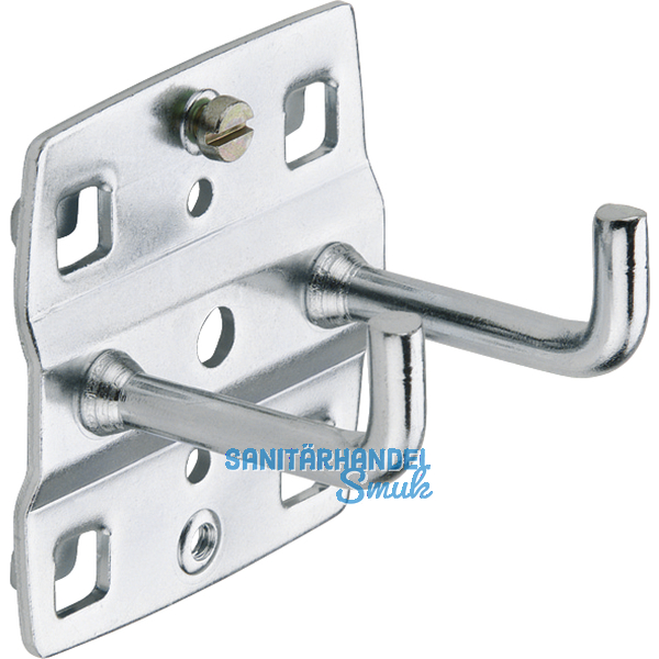 METEC Werkzeughalter doppelt 50 x 35 mm senkrechtes Hakenende