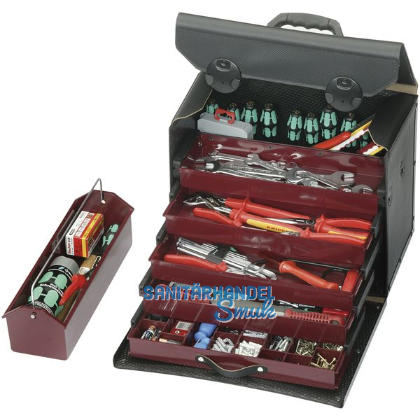 PARAT Werkzeugtasche Vielzweck 410 x 220 x 310 mm mit Rollen/Teleskopsystem