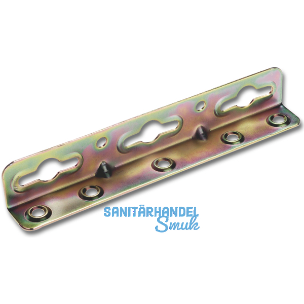 SECOTEC Winkel-Bettschienen 180 mm verzinkt-gelb SB-4 PE