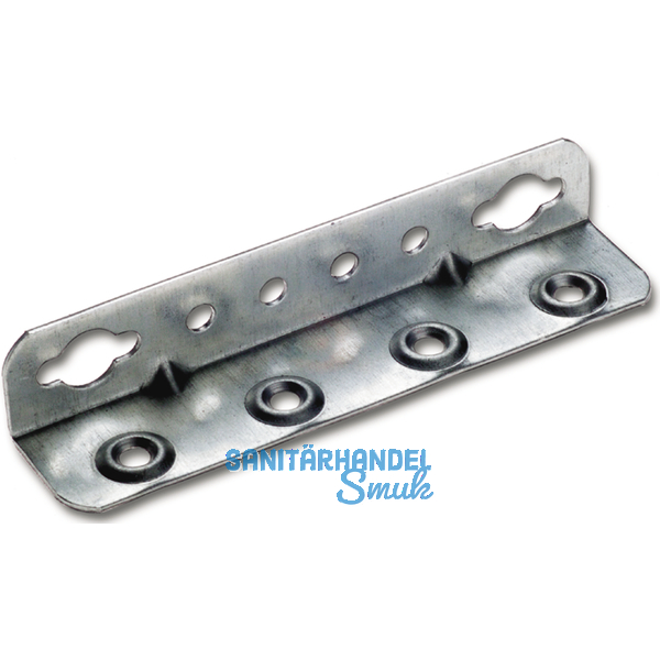 Winkel-Bettschiene SYSTEM 32, L 130, Stahl verzinkt