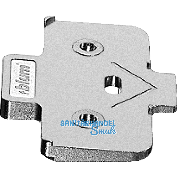 BLUM Winkelkeil, kreuzform, +5 Schraubversion