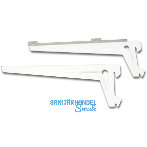 Winkeltrger 10300, L 280, Tragkr. 55KG, Stahl, wei-alu (RAL 9006)