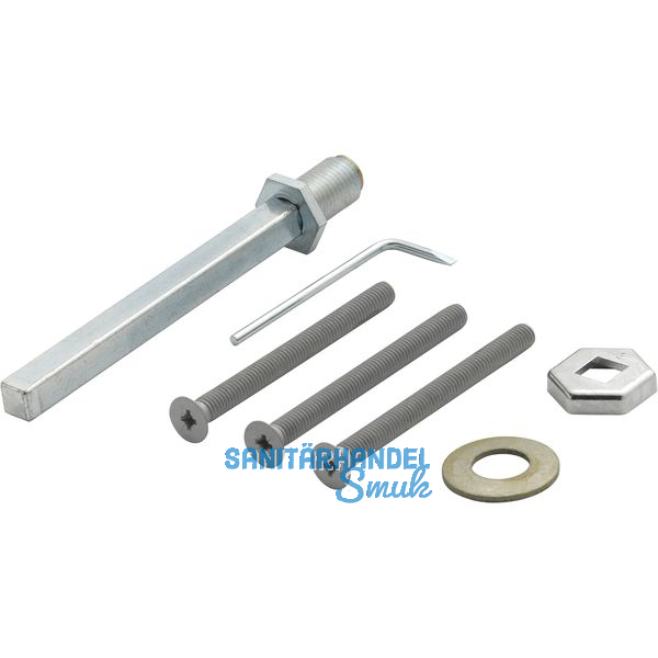 HOPPE Befestigungsset fr Profiltr Knopf/Drcker, 67 - 72 mm