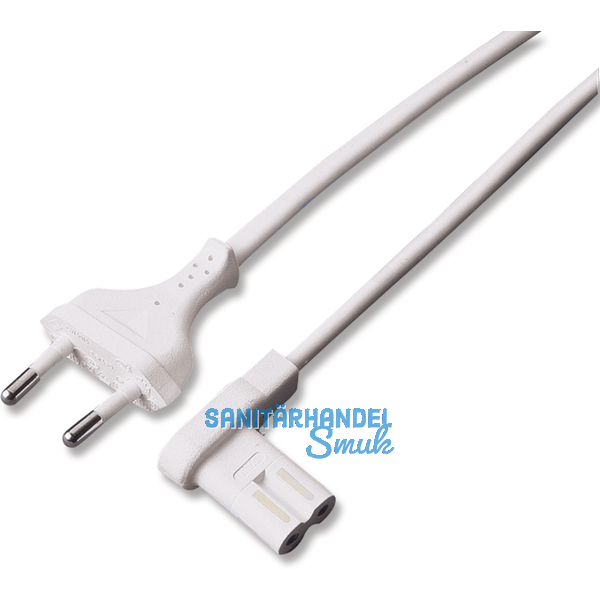 Zuleitung 2000, L 2000 mm, mit Eurostecker und Winkel-Anschlussstecker