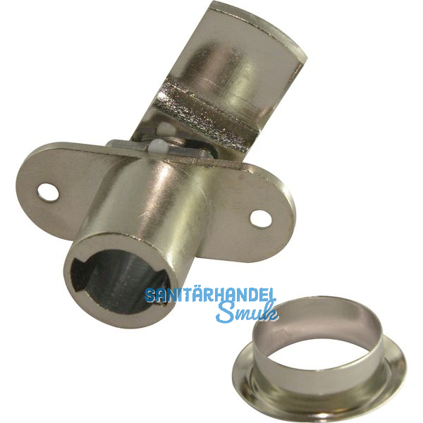 HEKNA 505 Zylinder-Hebelschloss, links, Schliehebel gekrpft, L 30 mm, Zamak