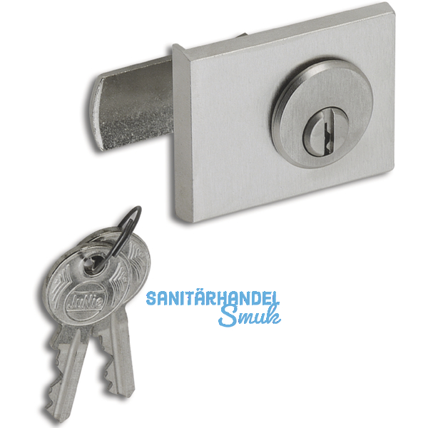 JuNie 2976 Zylinder-Hebelschloss Schlieweg 1 Sperre BN 0101, Messing matt