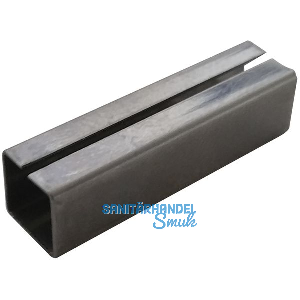 Ausgleichshlsen von 8 auf 9 mm, verzinkt oben offen ohne Rand