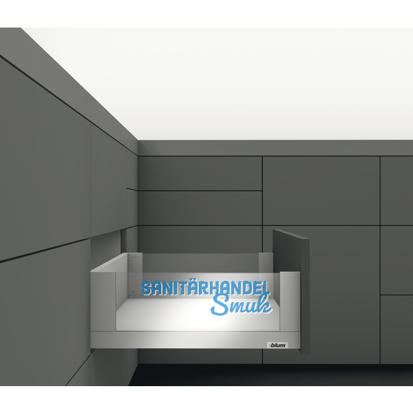 BLUM LEGRABOX free SET H C, TIP-ON, 40kg, NL 600, Seidenwei