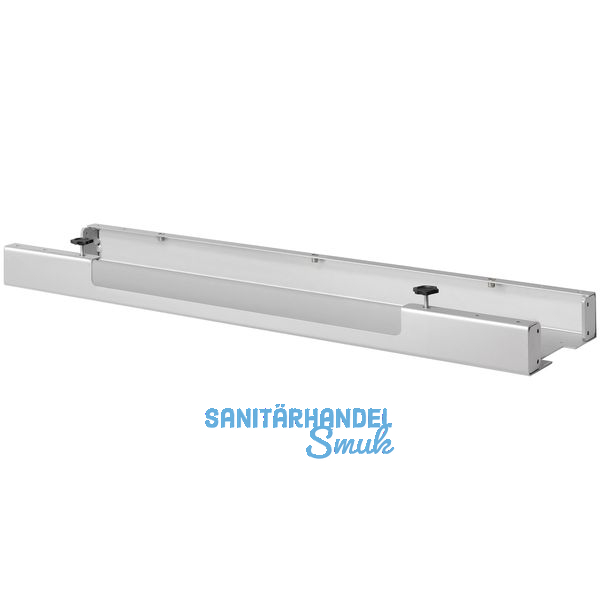 C 3000 Tischgestell Kabelkanal; L: 2090 mm; weialuminium RAL 9006 Tiger