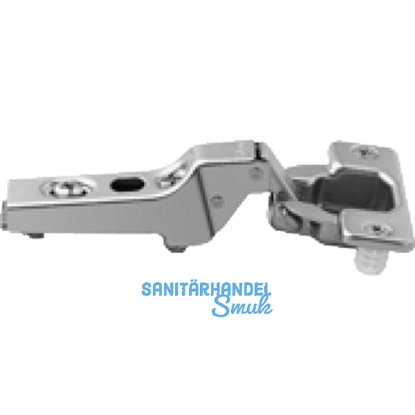 BLUM CLIP Standardscharnier 100, 9,5mm gekrpft, mit Feder, Einpressen