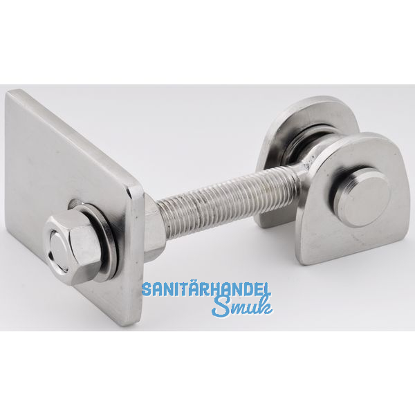 Anschweitorband verstellbar, Lnge 119 mm, Edelstahl V2A