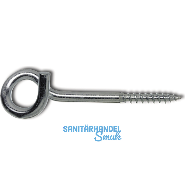 Deckenhaken mit Holzgewinde 9x120 Holzgewinde verzinkt-blau