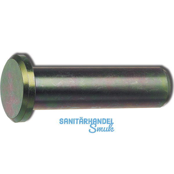 DIN1434A 10x 30 H11 blank Bolzen mit kleinem Kopf ohne Splintloch