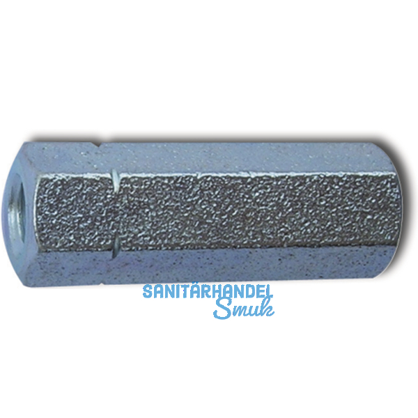 DIN1479 M12x 55 verzinkt Spannschlossmutter aus Stahl