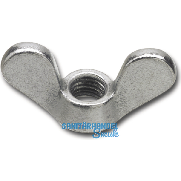 DIN 315 M 4 verzinkt Flgelmutter aus Temperguss (GT)