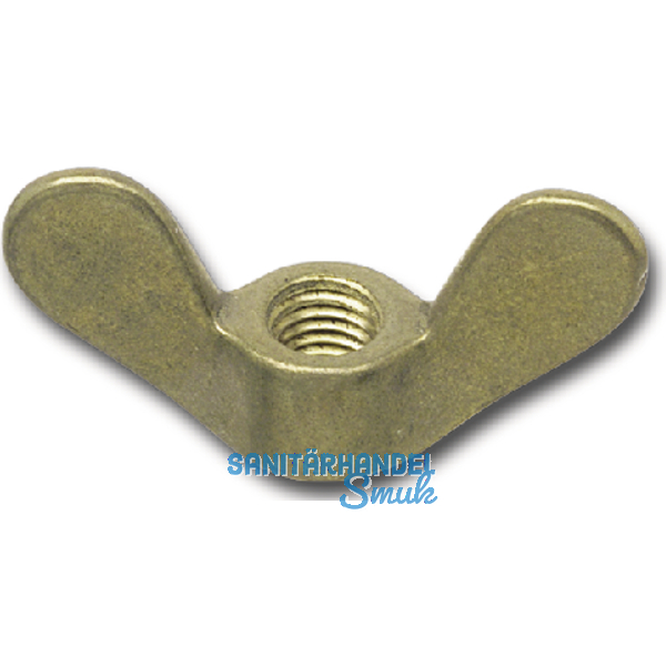 DIN 315 M 5 Messing blank Flgelmutter