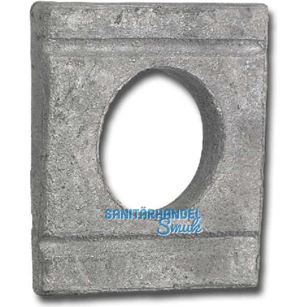 DIN 434 M12 feuerverzinkt Scheibe fr U-Trger Neigung 8 %