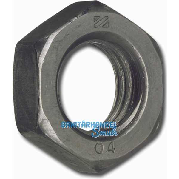 DIN 439-2 04 M10 blank flache Sechskantmutter