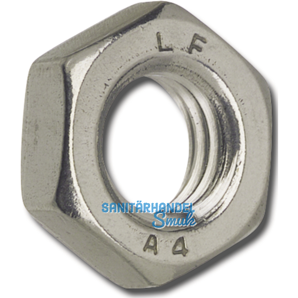 ISO4035 M20 Edelstahl A2 flache Sechskantmutter (DIN 439-2)