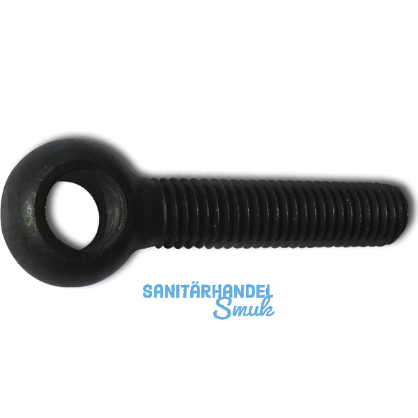 DIN 444BL 4.6 M12x 50 blank Augenschraube mit Gewinde bis Kopf