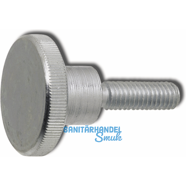 DIN 464 M 5x25 verchromt Rndelschraube hohe Form