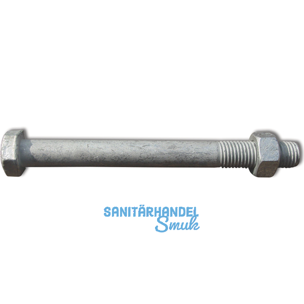 DIN 601 4.6 M16x400 feuerverzinkt Mutterschraube (Bauschraube)