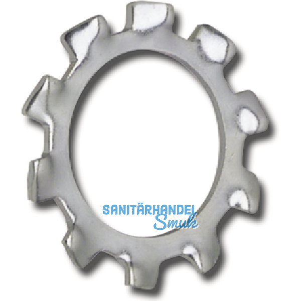 DIN6797A M 8 verzinkt Zahnscheibe aussengezahnt