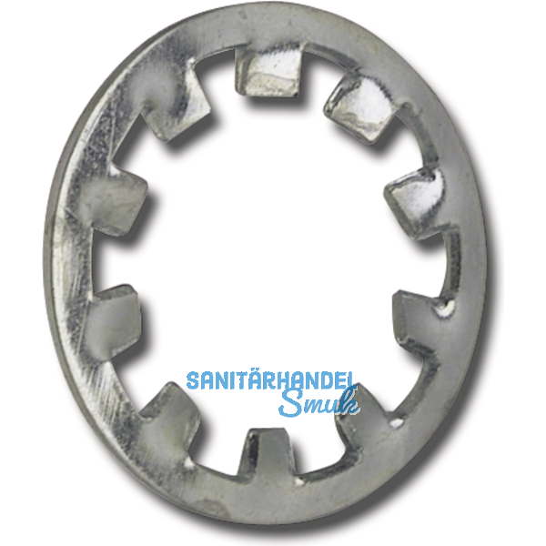 DIN6797I M16 verzinkt Zahnscheibe innengezahnt