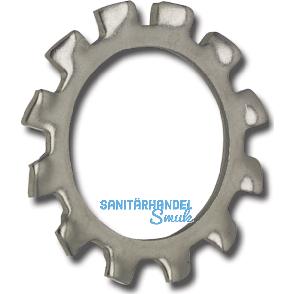 DIN6797A M 4 Edelstahl A2 Zahnscheibe aussengezahnt