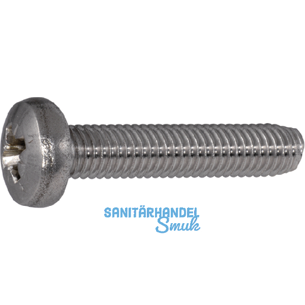 DIN7500CE (CZ) M 6x12 Pozidriv 3 verzinkt gewindefurchende Linsenschr