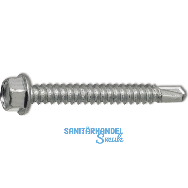 DIN7504K 4.8x 50 Edelstahl A2 Sechskant-Bohrschraube ~ISO15480