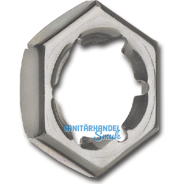 DIN7967 M16 verzinkt Sicherungsmutter (Palmutter)