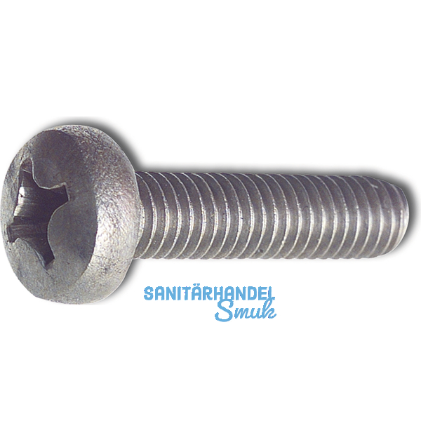 ~ISO7045 M 5x 35 Phillips Kreuzschlitz Edelstahl A2 Linsenschraube (DIN7985A)