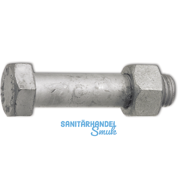 DIN7990 4.6 M12x 40 feuerverzinkt Stahlbauschraube mit Mutter