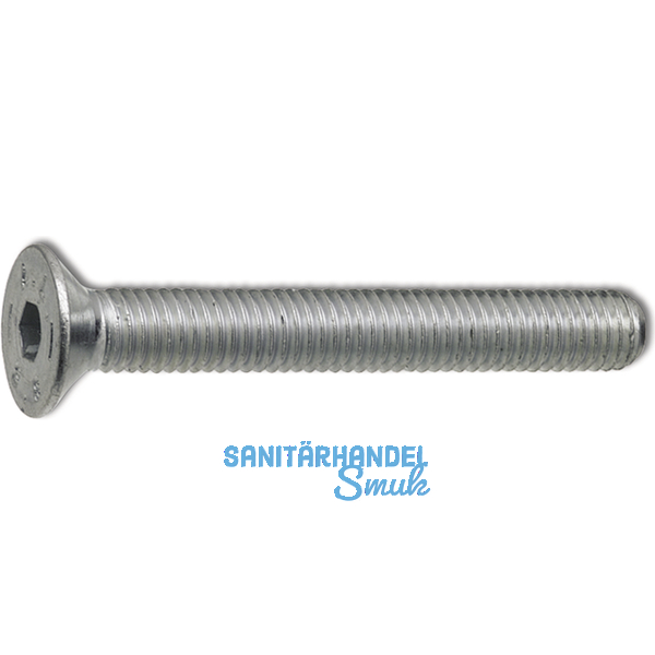 ISO10642 8.8 M 6x 25 verzinkt Senkschraube mit Innensechskant (~DIN7991)
