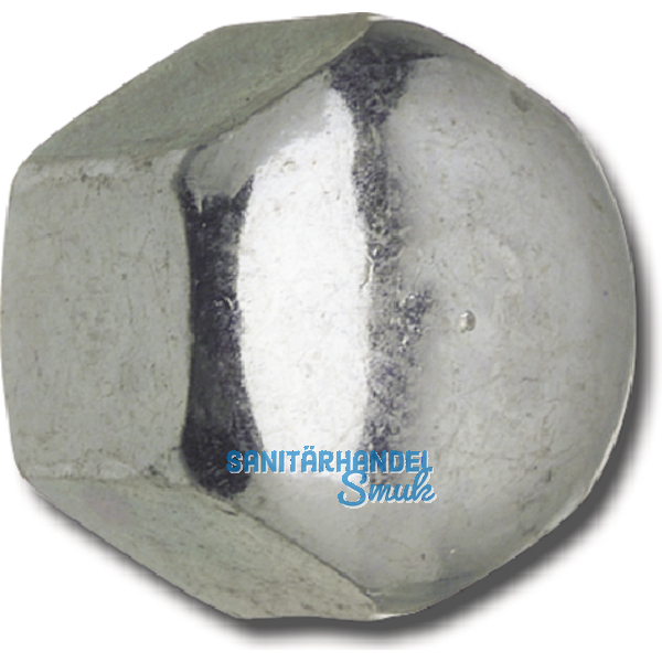 DIN 917/ 6 M16 verzinkt Hutmutter niedrige Form