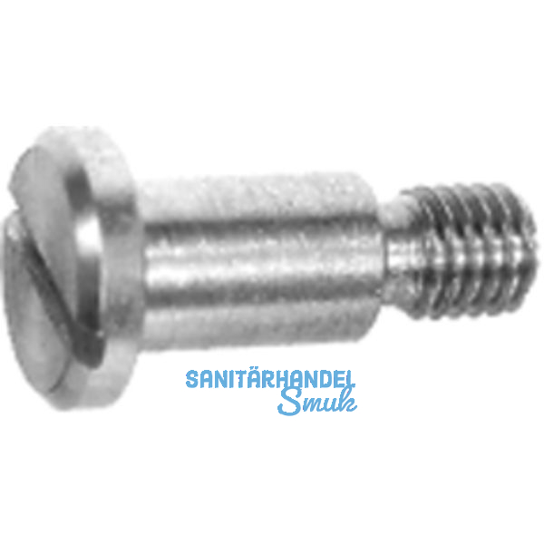 DIN923 5.8 M 5x 5 verzinkt Flachrundschraube mit Schlitz und Ansatz