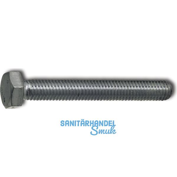 SECOTEC Sechskantschraube ohne Schaft DIN933 M8X16 verzinkt-blau KP-50