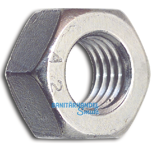 DIN 934 M20 Edelstahl A2 Sechskantmutter