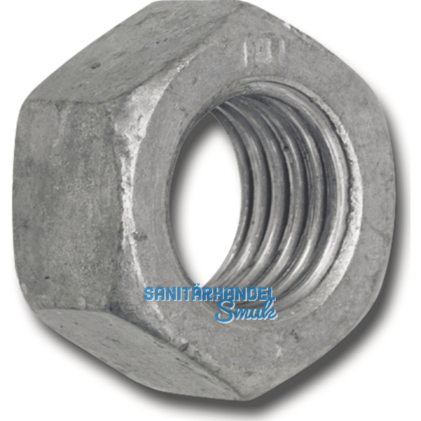 ISO4032/ 8 M24 feuerverzinkt ISO-passende Sechskantmutter