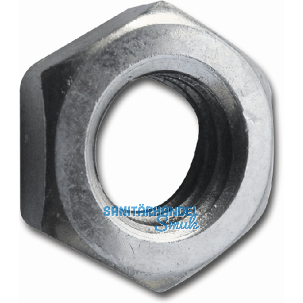 DIN 936/17H M33x1.5 verzinkt flache Feingewinde-Sechskantmutter