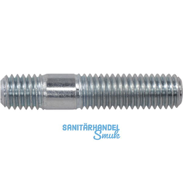 DIN 939 8.8 M16 FOx 35 verzinkt Stiftschraube ohne Festsitz am Einschraubende