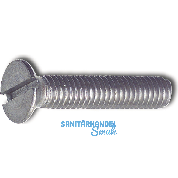 ~ISO2009 M 4x 40 Edelstahl A2 Senkschraube mit Schlitz (DIN 963A)