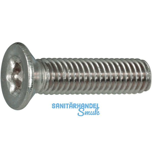 DIN965A 4.8 M 6x 60 TX30 verzinkt Senkschraube (hnl.ISO14581)